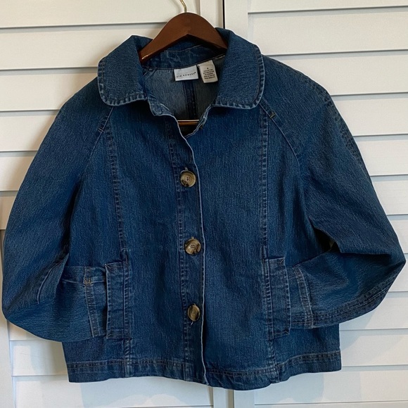 Kim Rogers Denim Button Down Jacket - Picture 2 of 6